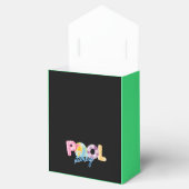 poolfeest verjaardag bedankdoosjes (Geopend)