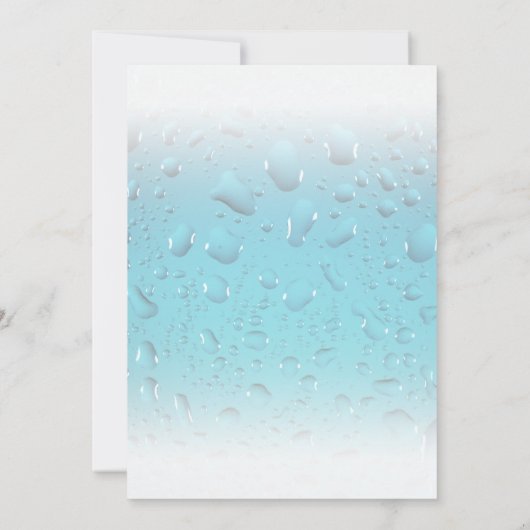 Poolfeestje puppy hond aangepaste foto verjaardags kaart (Achterkant)