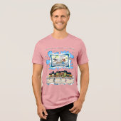 Poolgebieden | Valentijnsdag Tri-Blend T-shirt (Voorkant volledig)