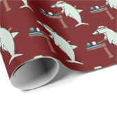 poolhaai cadeaupapier (Rol Hoek)