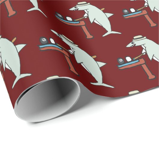 poolhaai cadeaupapier (Rol Hoek)