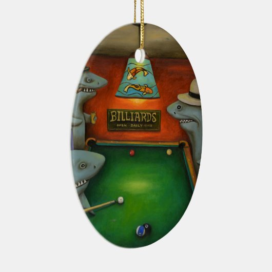 poolhaaien keramisch ornament (Rechts)