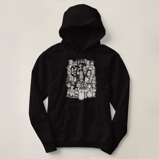PoolHall Junkies HUSTLER Billiards Pool Player Des Hoodie (Design voorkant)