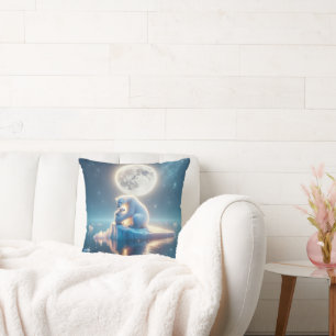 poolijs op smeltende ijsberg Beer Kussen