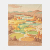 Poolkap Dallol Fleece Deken (Voorkant)
