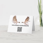 Poollichten IJsbeer Feestdagen Kaart (Achterkant)