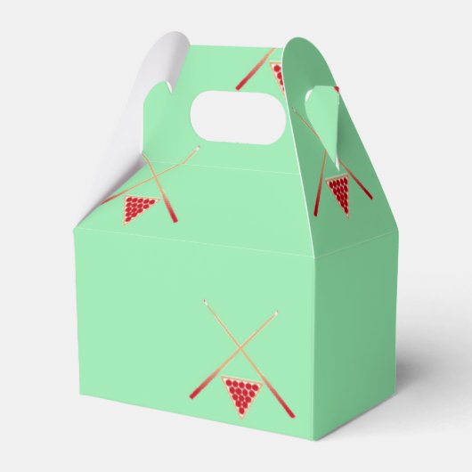 poolmiljarden op groen bedankdoosjes (Voorkant Zijde)