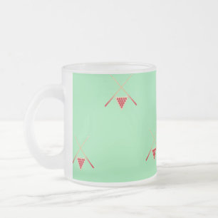 poolmiljarden op groen matglas koffiemok