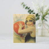  poolpartij - Aankondiging van een flatpanel (Staand voorkant)