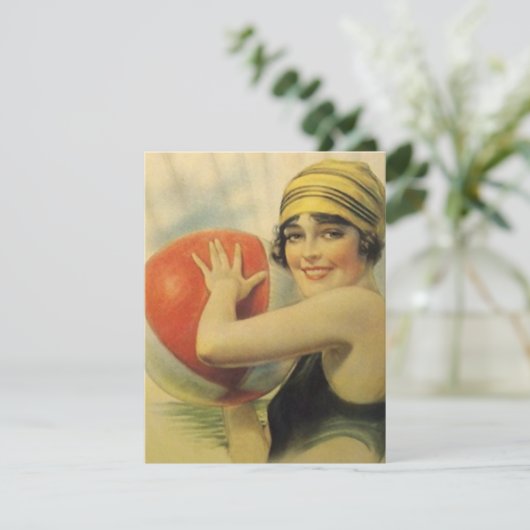  poolpartij - Aankondiging van een flatpanel (Staand voorkant)