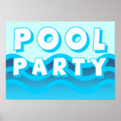poolpartijgolven poster (Voorkant)