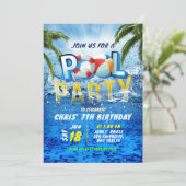 Poolparty Spat Summer Kaart (Staand voorkant)