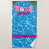 Poolparty  strandlaken (Voorkant)