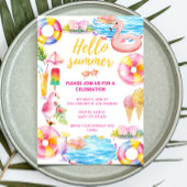 poolparty | Zomerfeest uitnodiging