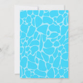 poolparty | Zwemverjaardag Kaart (Achterkant)