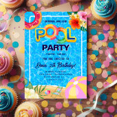 poolparty | Zwemverjaardag Kaart