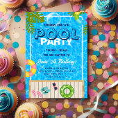 poolparty | Zwemverjaardag Kaart