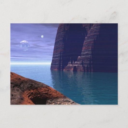 poolplaneet1 briefkaart (Voorkant)