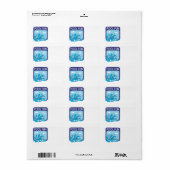 Poolplezier Etiket (Full Sheet)