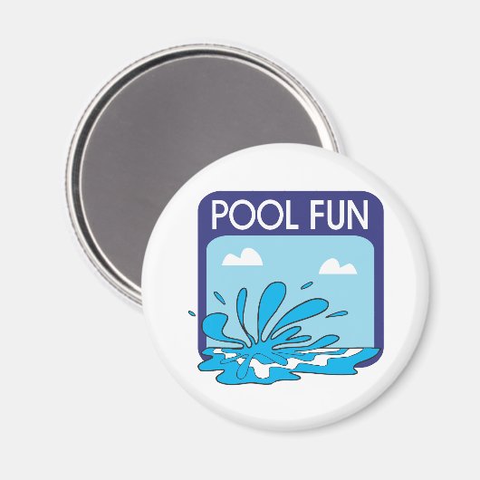Poolplezier Magneet (Voorkant / Achterkant)