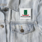 Poolroom Biljart Klassiek 8 Bal Vierkante Button 5,1 Cm (In situ)