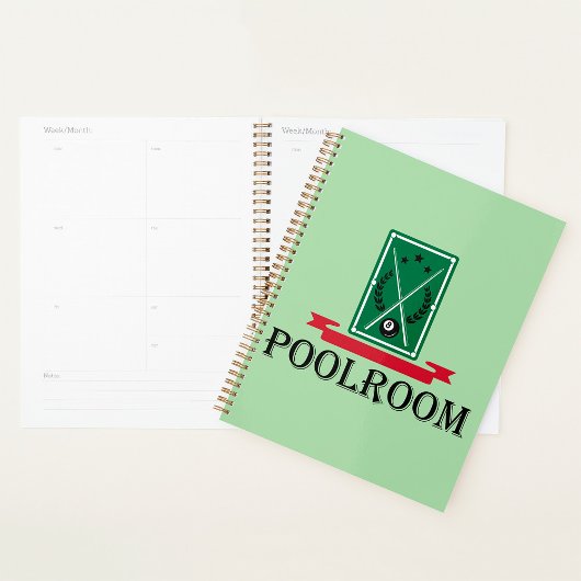 Poolroom Biljart Klassieke 8 Bal Planner