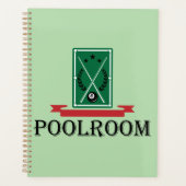 Poolroom Biljart Klassieke 8 Bal Planner (Voorkant)