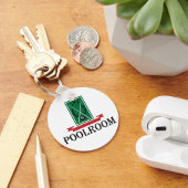 Poolroom Biljart Klassieke 8 Bal Sleutelhanger
