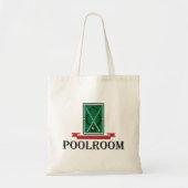 Poolroom Biljart Klassieke 8 Bal Tote Bag (Voorkant)