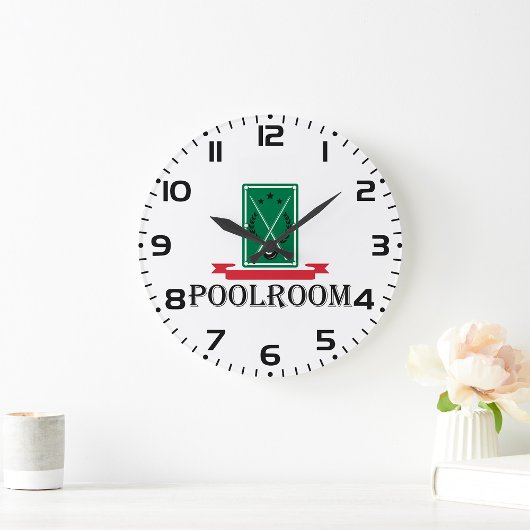 Poolroom Billiards Classic 8 Ball Grote Klok