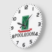 Poolroom Billiards Classic 8 Ball Grote Klok (Hoek)