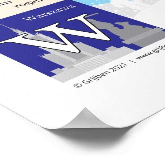 Pools alfabet Poster (Hoek)