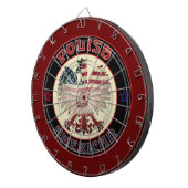 Pools-Amerikaans arendenbestuur Dartbord (Voorkant Rechts)