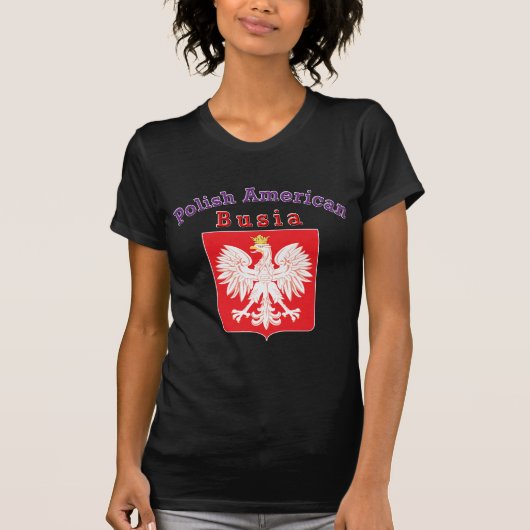 Pools-Amerikaans Busia T-shirt (Voorkant)