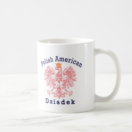 Pools-Amerikaans Dziadek Koffiemok (Rechts)