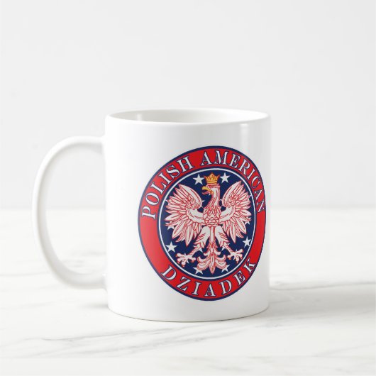 Pools-Amerikaans Dziadek Koffiemok (Links)