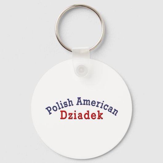 Pools-Amerikaans Dziadek Sleutelhanger (Voorkant)