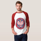 Pools-Amerikaans Dziadzia T-shirt (Voorkant volledig)