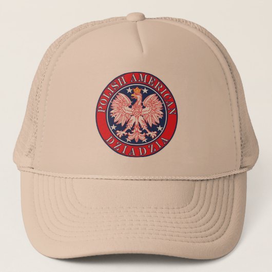 Pools-Amerikaans Dziadzia Trucker Pet (Voorkant)