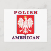 Pools Amerikaans Eagle Shield Briefkaart (Voorkant)