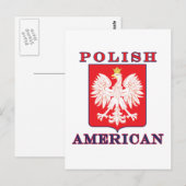 Pools Amerikaans Eagle Shield Briefkaart (Voorkant / Achterkant)
