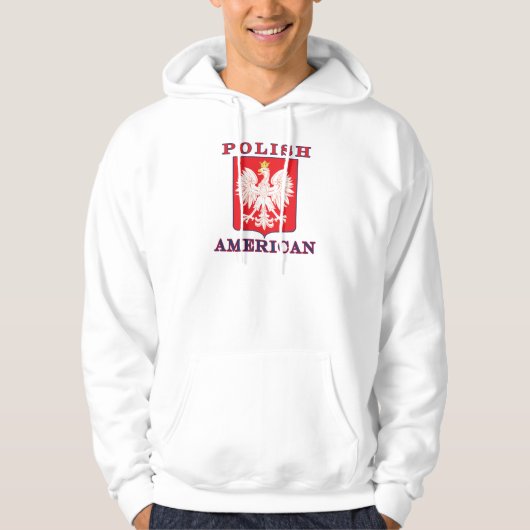 Pools Amerikaans Eagle Shield Hoodie (Voorkant)