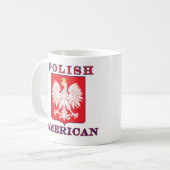 Pools Amerikaans Eagle Shield Koffiemok (Voorkant links)