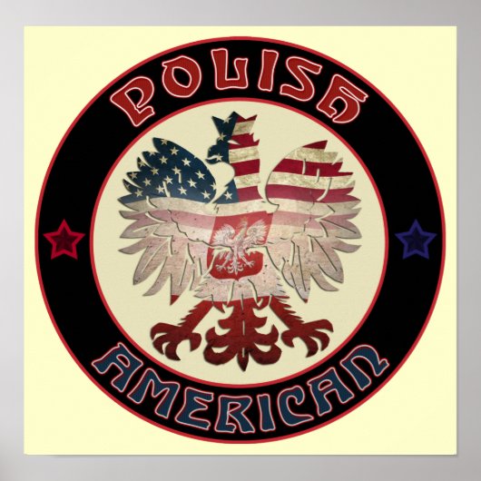 Pools-Amerikaans Poster Eagle (Voorkant)
