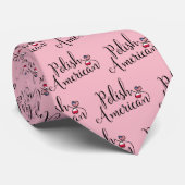 Pools-Amerikaans Stropdas met ingewikkeld hart (Opgerold)