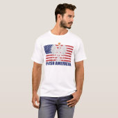Pools Amerikaans T-shirt (Voorkant volledig)