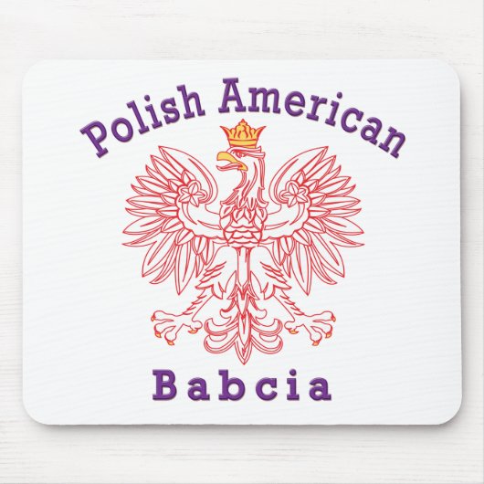 Pools-Amerikaanse Babcia Muismat (Voorkant)