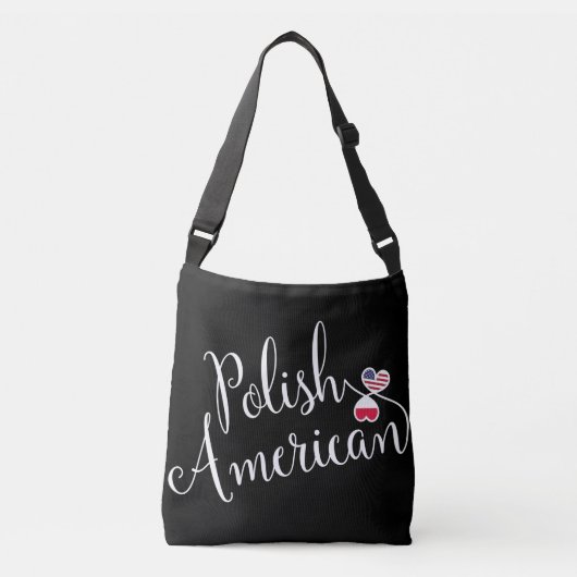 Pools-Amerikaanse binnenharten Crossbody Tas (Voorkant)