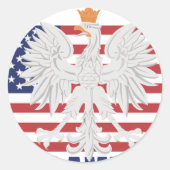 Pools-Amerikaanse Sticker (Voorkant)