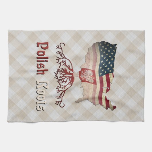 Pools-Amerikaanse theehanddoeken Theedoek (Horizontaal)